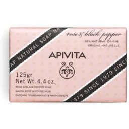 Apivita Body Soap Black Rose 125g