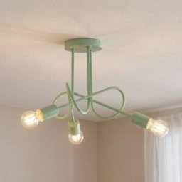 Ceiling Light Oxford HELAM, dimmable, Green, Living / Dining Room, metal, Modern, Ceiling Light
