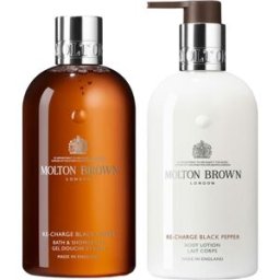 Molton Brown Re-Charge Black Peppercorn Bath & Shower Gel 300ml & Body