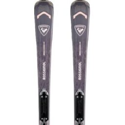 Rossignol Arcade Womens 80 + XP10 All Mountain Skis (Pink) - Pink;Grey - Size: 142cm