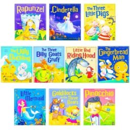 Little Tiger Press My First Fairy Tales Children Classic Collection 10 Books Set Three Little Pigs, Goldilocks and the Three Bears, Little Red Riding Hood