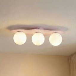Ceiling Light Cloud TK Lighting, dimmable, Violet / pink / rose, Children's Room, Glass, Young Lifestyle, Ceiling Light