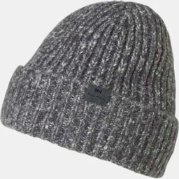Helly Hansen Unisex Cozy Beanie - Knitted Extra-Soft Beanie For Cold Days Grey STD - Thunder Gre Grey - Unisex