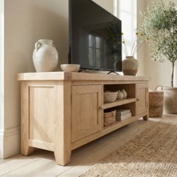 Burford Large 180cm TV Unit in Natural Oak