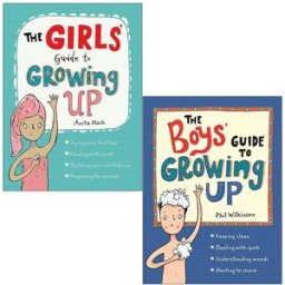 Wren & Rook The Girls Guide to Growing Up By Anita Naik & The Boys Guide to Growing Up By Phil Wilkinson 2 Books Collection Set