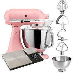 KitchenAid Artisan Mixer 175 Dried Rose With FREE Gifts