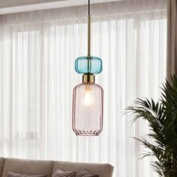 Pendant Light Molly Milagro Lighting, dimmable, Violet / pink / rose, Living / Dining Room, Glass, Modern, Ceiling Light
