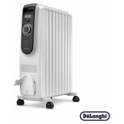 De'Longhi Dragon TRD50820T Oil Filled Radiator White 2000W 12 Settings Heater