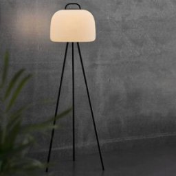 Nordlux Kettle Tripod LED floor lamp, metal, lampshade 36 cm Kettle, dimmable, metal, Design