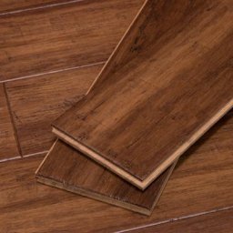 Strand Woven Bamboo Flooring in Bourbon Barrel by CALI, Sample
