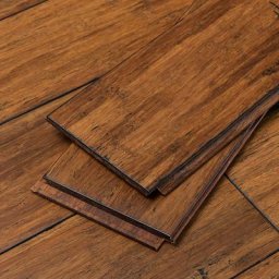 Antique Java Narrow Plank Click Lock Bamboo Flooring Sample