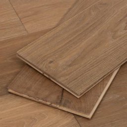 Wire Brushed Engineered Oak Flooring, 4mm veneer, Sample