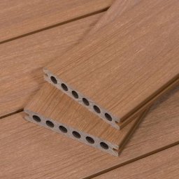Outdoor Composite Decking Material in Sedona Brown, TruOrganics Sample