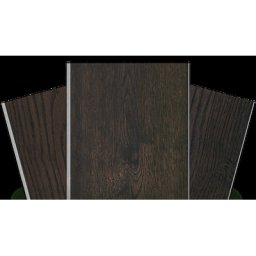 Wide Click, Water Resistant Hardwood Flooring, Dark Brown, Sample