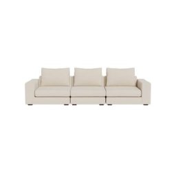 Braxton 3-Piece Sofa Cream
