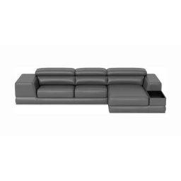 Lorenzo Right Sectional Sofa Elephant Gray