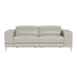 Bergamo Power Motion Sofa Light Gray