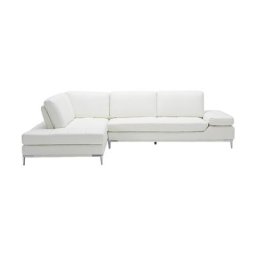 Empire Left Sofa White