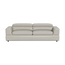 Bergamo 2 Seater Sofa Bed Light Gray