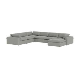 Bloom Extended Modular Sectional Sofa Gray