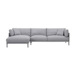 Maxwell Left Sectional Sofa Light Gray