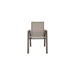 Aviana Outdoor Dining Chair Taupe