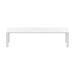 Mykonos Outdoor Dining Table 102""-118"" White