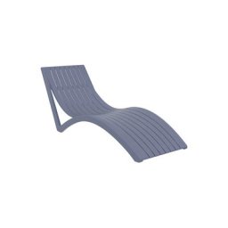 Ibiza Outdoor Lounger Set of 2 Gray
