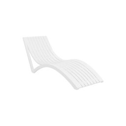 Ibiza Outdoor Lounger Set of 2 White