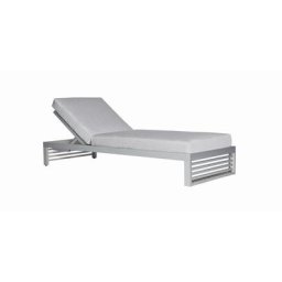 Santorini Outdoor Lounger Gray