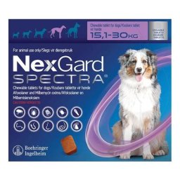 Nexgard Spectra For Large Dogs (33-66 Lbs) Purple 6 Pack