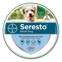 Seresto Flea And Tick Collar For Small Dogs Up To 18 Lbs - 15 Inch (38 Cm) 1 Collar