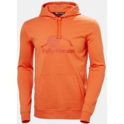 Helly Hansen Men's Nord Graphic Pull Over Hoodie Orange L