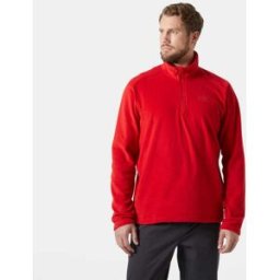Helly Hansen Men's Daybreaker 1/2 Zip Warm Fleece Red M