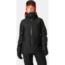 Helly Hansen Women's Powderqueen 3.0 Durable Ski Jacket Black XS