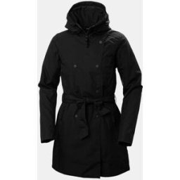 Helly Hansen Women's Welsey II Insulated Trench Coat Black M