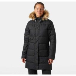Helly Hansen Women's Aden Down Long Parka Black XS