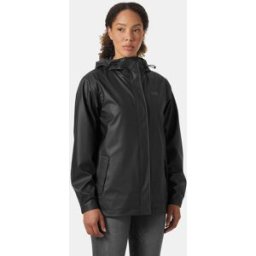 Helly Hansen Women's Moss Iconic Waterproof Rain Jacket Black XS