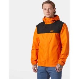Helly Hansen Men's Vancouver Rain Jacket Orange M