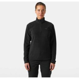 Helly Hansen Women's Daybreaker 1/2 Zip Light Fleece Black XL