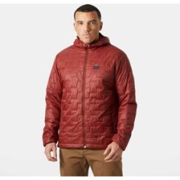 Helly Hansen Men's Lifaloft Hooded Lightweight Insulator Jacket Red S