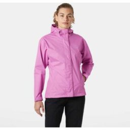 Helly Hansen Women's Seven J Breathable Rain Jacket Pink S