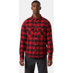 Helly Hansen Men's Lokka Organic Flannel Shirt Red M