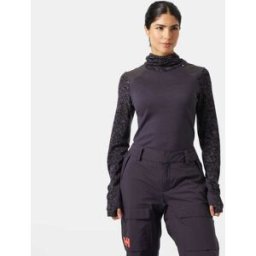 Helly Hansen Women's Lifa® Merino Midweight Balaclava Hoodie Purple XS