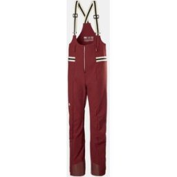 Helly Hansen Women's Avanti Softshell Ski Bib Pants Red M