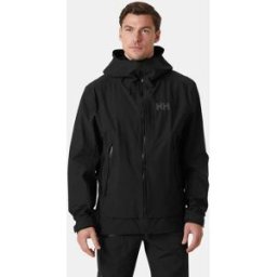 Helly Hansen Men's Verglas Backcountry Ski Shell Jacket Black S