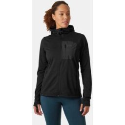 Helly Hansen Women's Versalite Hooded Fleece Jacket Black XS