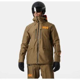 Helly Hansen Men's Garibaldi 2.0 Waterproof Ski Jacket Brown S
