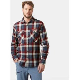 Helly Hansen Men's Lokka Organic Flannel Shirt Blue S