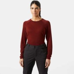 Helly Hansen Women’s HH Durawool Crew Long Sleeve Red XL